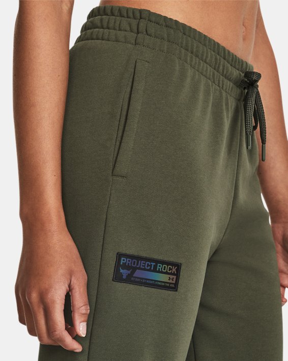 Pantalon en polaire épais Project Rock pour femme, Green, pdpMainDesktop image number 3